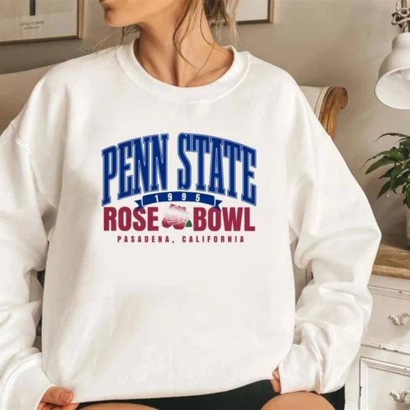 1995 Penn State Nittany Lions Rose Bowl Crewneck Shirt - Picture 1 of 4